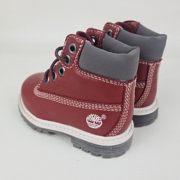 Timberland 6In Classic TODDLER Boots Outdoors Tabasco Leather - Picture 5 of 8